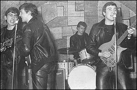 The Beatles at the Cavern Club.