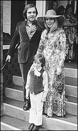Cynthia Lennon with her second husband, Roberto Bassanini.