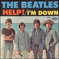 Picture for the US release of The Beatles hit song, Help!