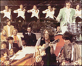 The Beatles performing Hey Jude.